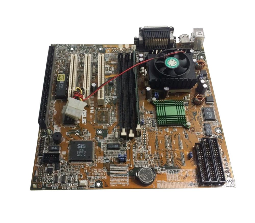 P5-99VM ASUS Socket 7 SIS 530 Chipset Intel Pentium MMX, K6-2, Cyrix MII, K6-III Processors Support SDRAM 3x DIMM ATA-66 Micro-ATX Motherboard (Refurbished)