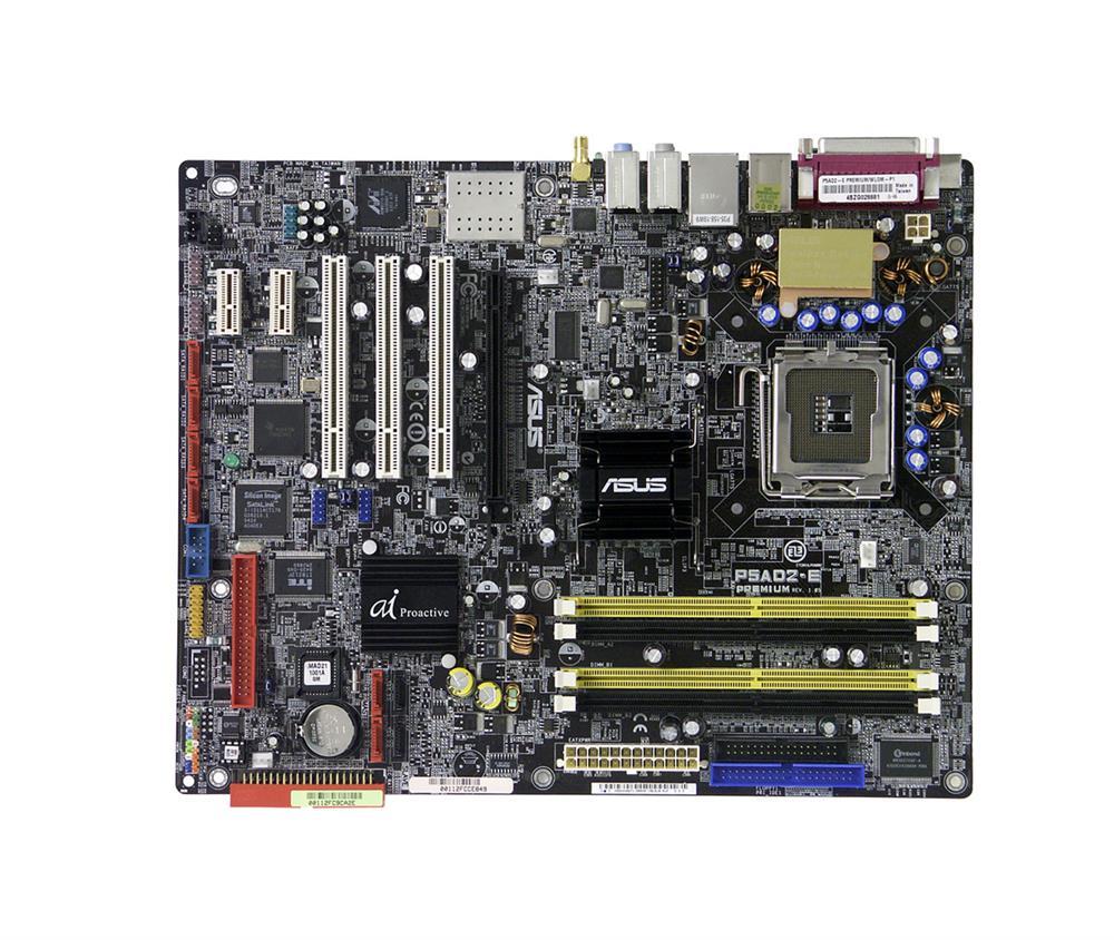 P5AD2-E Premium ASUS Socket LGA 775 Intel 925XE Chipset Intel Pentium 4/ Celeron Processors Support 4x SATA 3.0Gb/s ATX Motherboard (Refurbished)