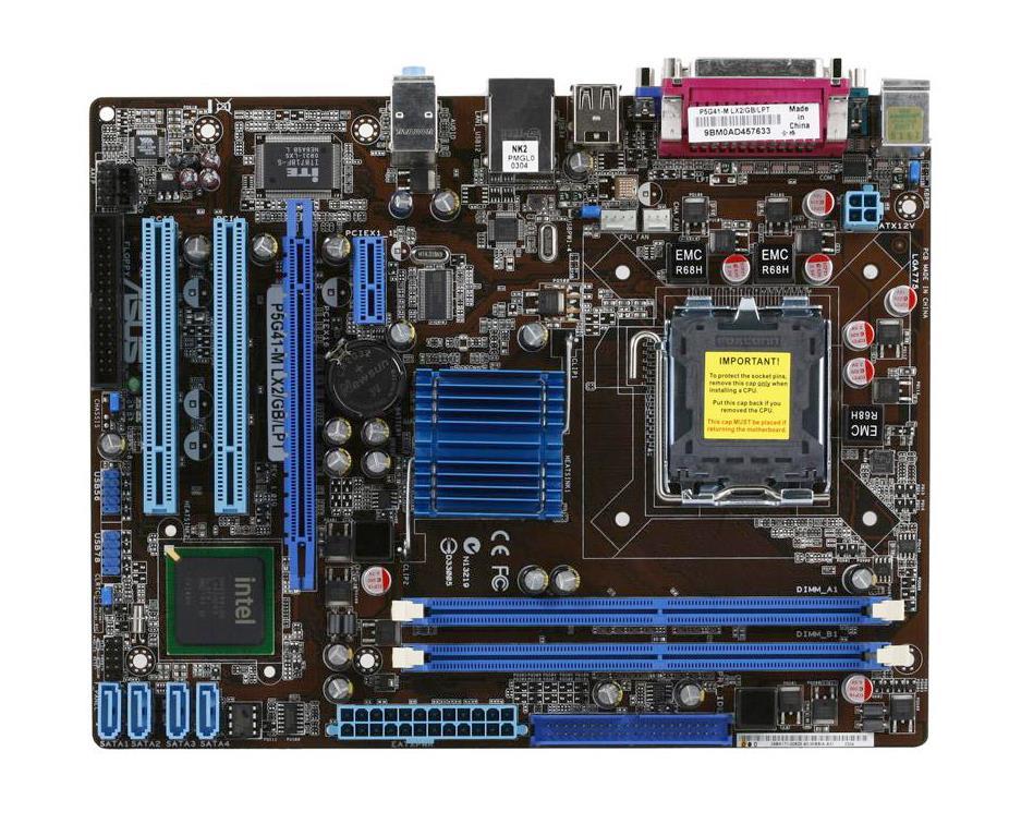 P5G41T-M LX2/GB ASUS Socket LGA 775 Intel G41 Express + Intel ICH7 Chipset Core 2 Quad/ Pentium/ Celeron/ Core 2 Duo/ Core 2 Extreme Processors Support DDR3 2x DIMM 4x SATA 3.0Gb/s Micro-ATX Motherboard (Refurbished)