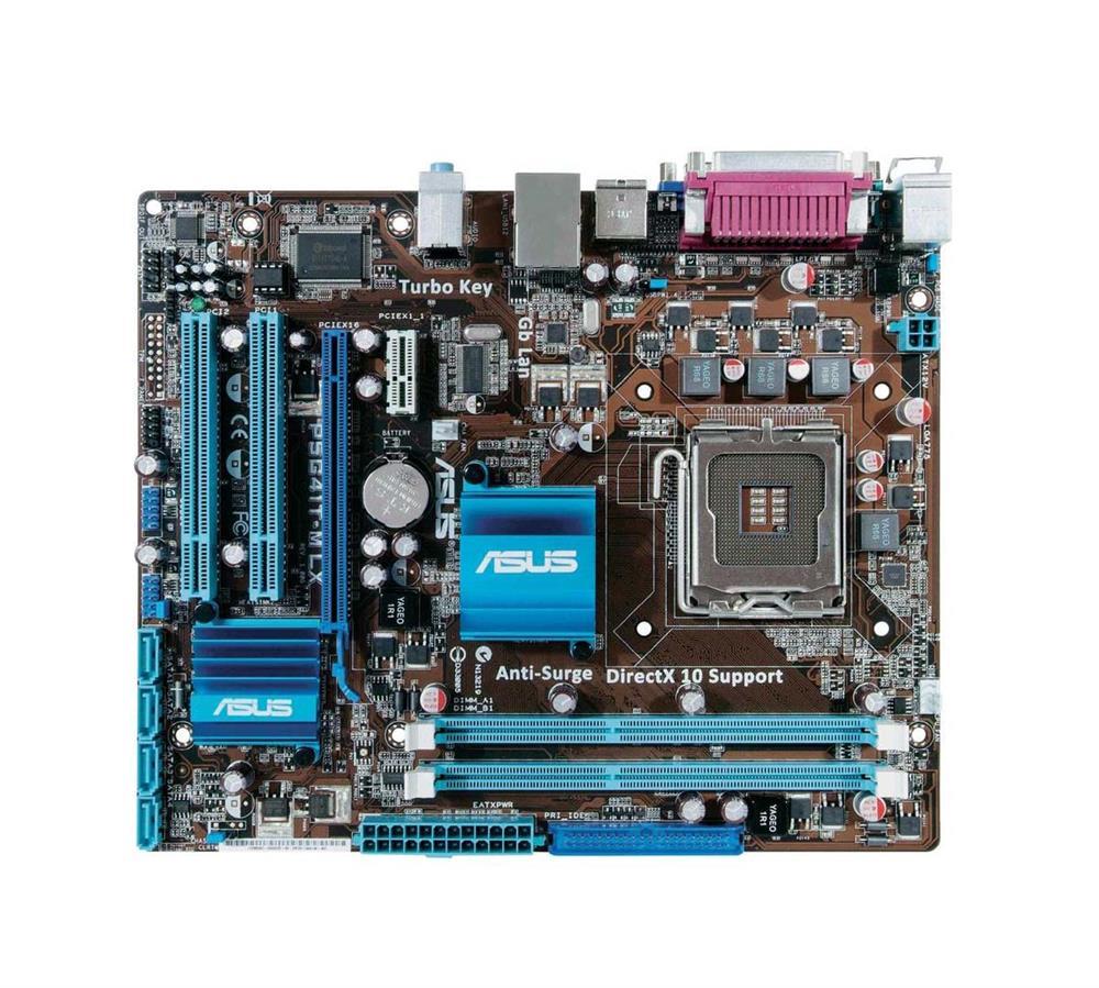 P5G41TMLXPLUS ASUS P5G41T-M LX Socket LGA 775 Intel G41 Express + ICH7 Chipset Intel Pentium/ Celeron/ Core 2 Duo/ Core 2 Quad/ Celeron 400 sequence Processors Support DDR3 2x DIMM 4x SATA 3.0Gb/s Micro-ATX Motherboard (Refurbished)