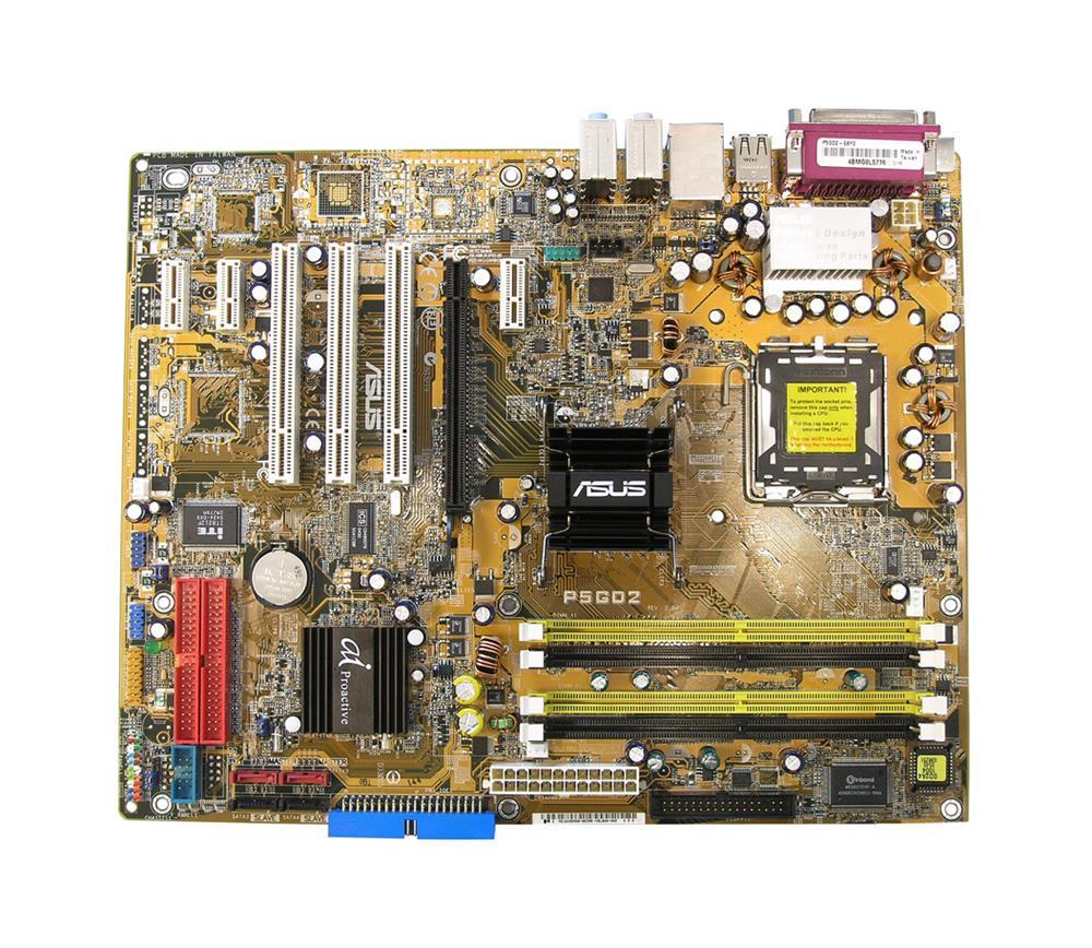 P5GD2 Deluxe ASUS Socket LGA 775 Intel 915P + ICH6R Chipset Intel Pentium 4/ Celeron Processors Support DDR2 4x DIMM 4x SATA ATX Motherboard (Refurbished)