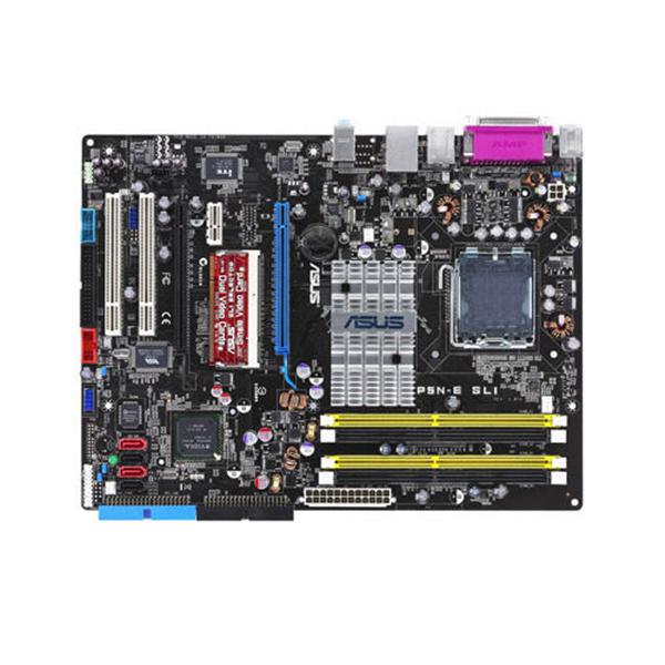 P5N-ESLI ASUS Socket LGA 775 Nvidia nForce 650i SLI Chipset Intel Core 2 Quad/ Pentium Extreme/ Pentium D/ Pentium 4/ Celeron Processors Support DDR2 4x DIMM 4x SATA 3.0Gb/s ATX Motherboard (Refurbished)