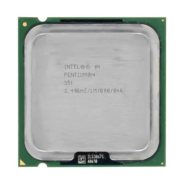 P8676-69006 HP 3.40GHz 800MHz FSB 1MB L2 Cache Supporting HT Technology Intel Pentium 4 551 Processor Upgrade