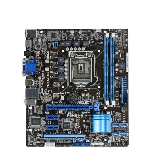 P8H61-M ASUS Socket LGA 1155 Intel H61 Chipset 2nd Generation Core i7 / i5 / i3 Processors Support DDR3 2x DIMM 4x SATA 3.0Gb/s Micro-ATX Motherboard (Refurbished)
