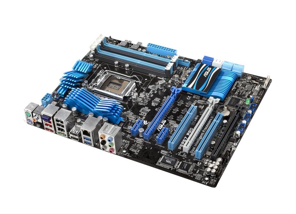 P8P67-R3 ASUS P8P67 (REV 3.1) Socket LGA 1155 Intel P67 Chipset 2nd Generation Core i7 / i5 / i3 Processors Support DDR3 4x DIMM 2x SATA 6.0Gb/s ATX Motherboard (Refurbished)