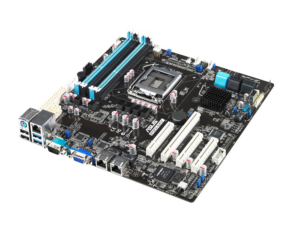 P9D-MV ASUS Socket LGA 1150 Intel C222 Chipset Xeon E3-1200 v3/ Core i3/ Pentium/ Celeron Processors Support DDR3 4x DIMM 2x SATA3 6.0Gb/s uATX Server Motherboard (Refurbished)
