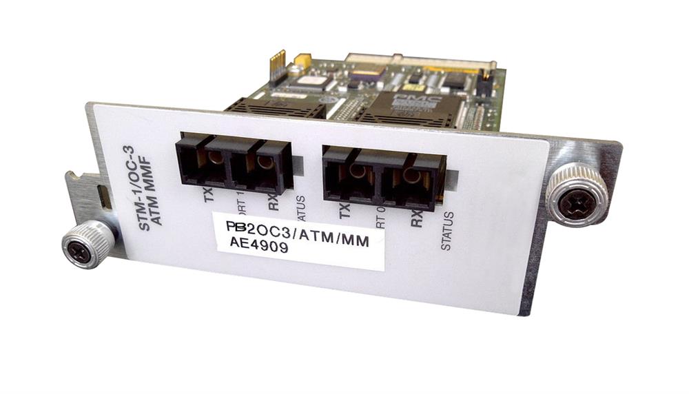 PB-2OC3-ATM-MM Juniper OC-3/STM-1 Optical Interface Module 2 x OC-3/STM-1 ATM Module (Refurbished)