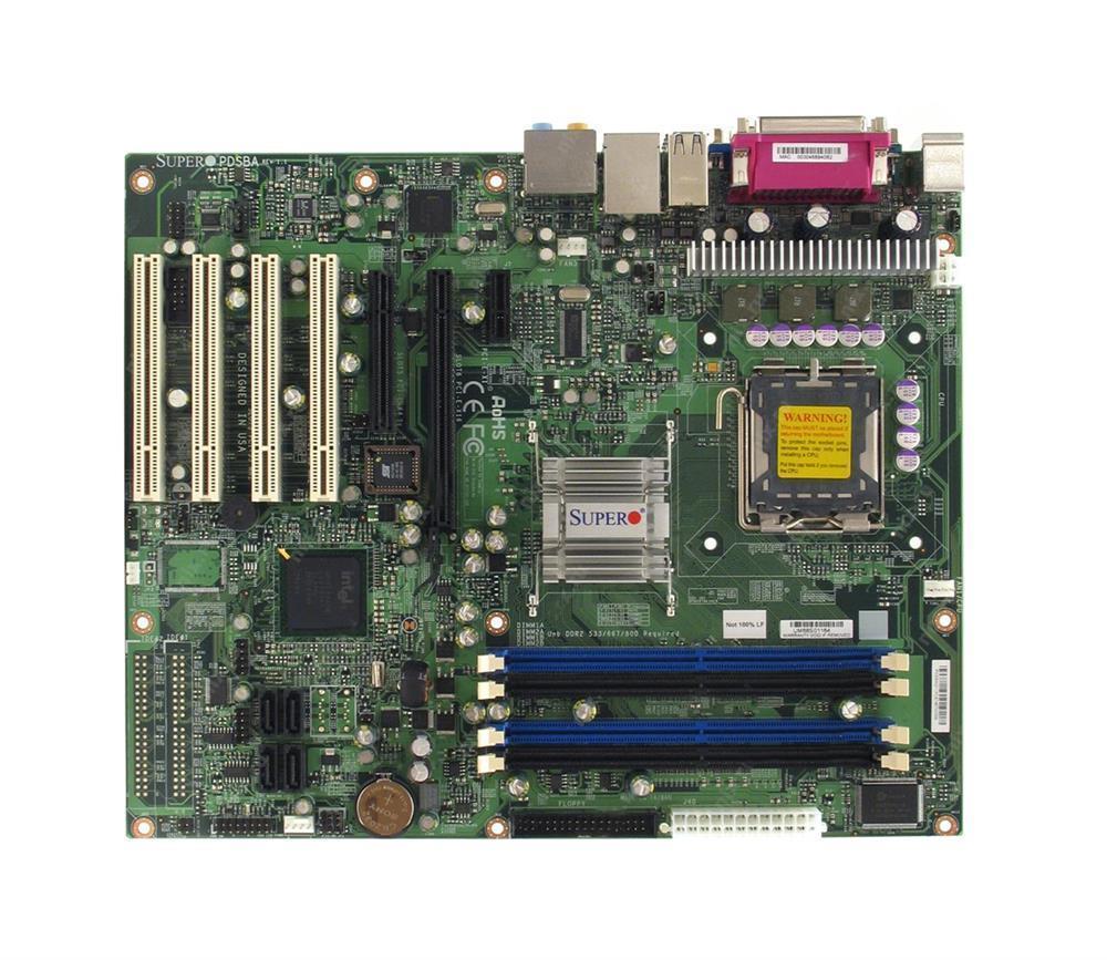 PDSBA+-O SuperMicro PDSBA+ Socket LGA 775 Intel G965 Chipset Intel Core 2 Quad / Core 2 Duo / Pentium D/ Pentium 4 / Celeron D Processors Support DDR2 4x DIMM 4x SATA 3.0Gb/s ATX Motherboard (Refurbished)