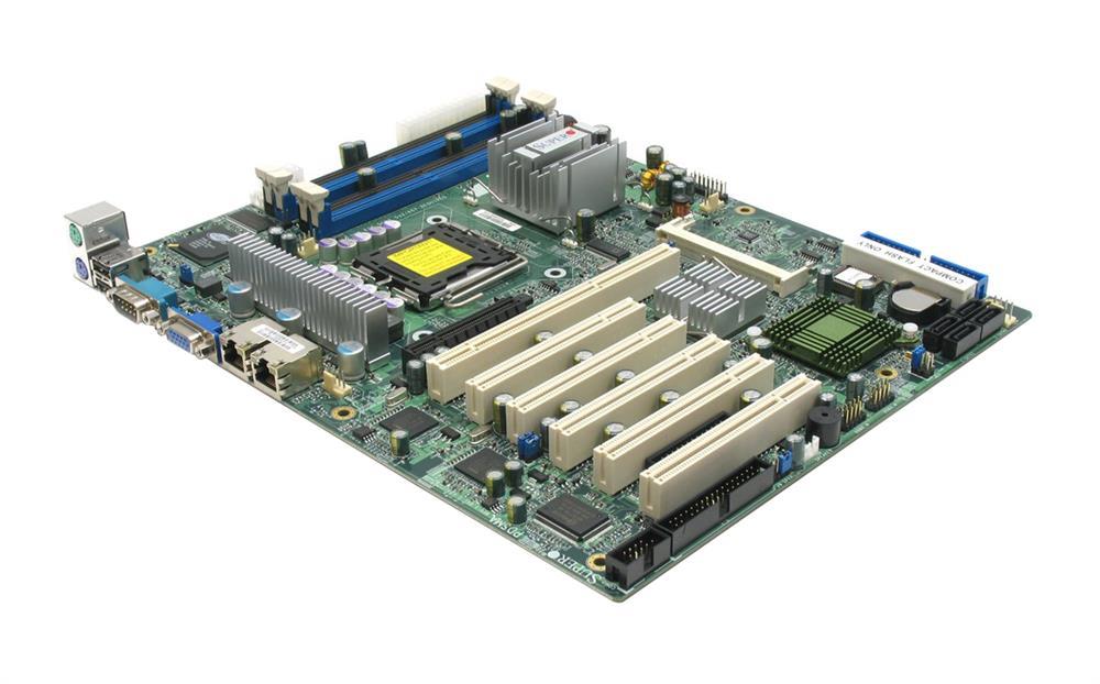 PDSMA+-B SuperMicro PDSMA+ Socket LGA 775 Intel 3000 Chipset Xeon 3200/3000 / Core 2 Quad/Duo/ Extreme Series/ Pentium D/ Pentium Extreme Edition/ Pentium 4/ Celeron D Processors Support DDR2 4x DIMM 4x SATA 3.0Gb/s ATX Server Motherboard (Refurbished)