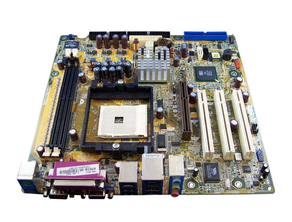 PJ623-69001 HP System Board (MotherBoard) Salmon UL6E for HP Pavilion a1213w Desktop PC (Refurbished)