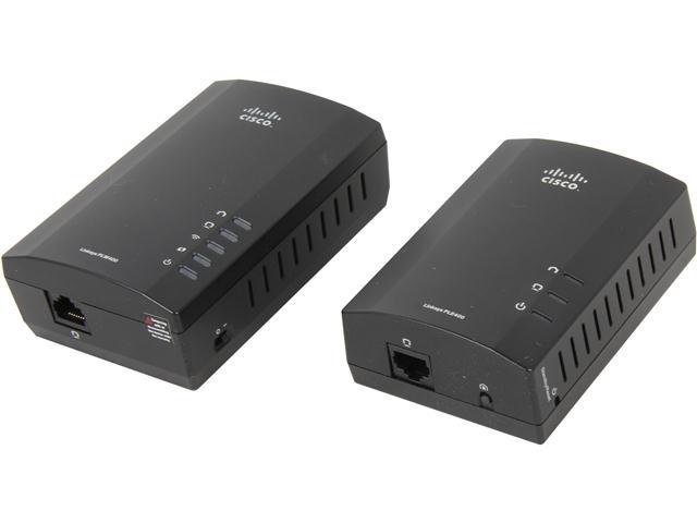 PLWK400A Linksys Powerline AV 200Mbps 2.4GHz Wireless Network Extender Kit (Refurbished)