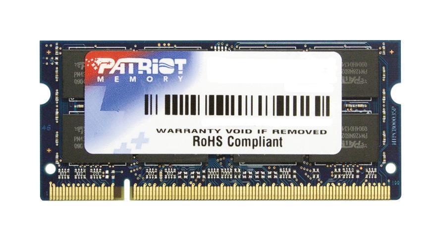 PSD21G6772S Patriot Signature 1GB DDR2 PC2-5300 667MHz 200-Pin SoDimm Dual Rank Memory Module