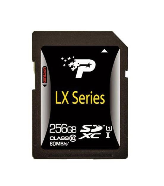 PSF256GSDXC10 Patriot 256GB Class 10 SDXC UHS-I Flash Memory Card