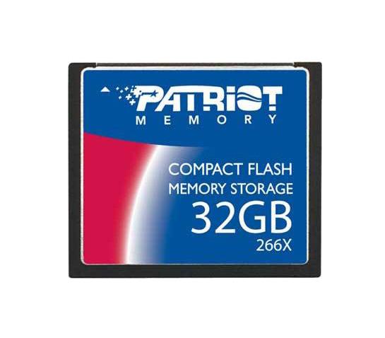 PSF32G266CF Patriot 32GB 266x CompactFlash (CF) Memory Card