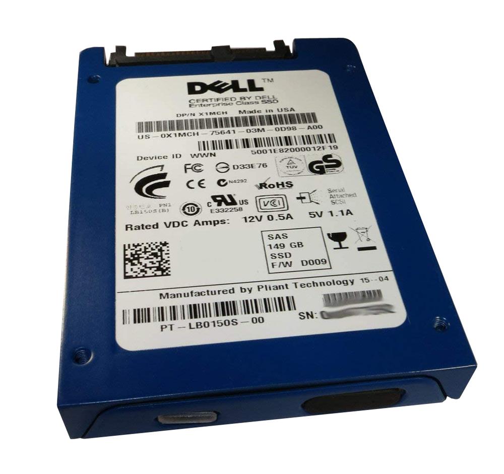 PT-LB-0150S-00 Dell 149GB SLC SAS 3Gbps 2.5-inch Internal Solid State Drive (SSD)