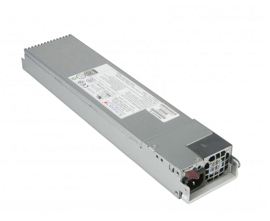 PWS-501P-1R SuperMicro 500-Watts 1U Redundant 80 Plus Platinum Power Supply