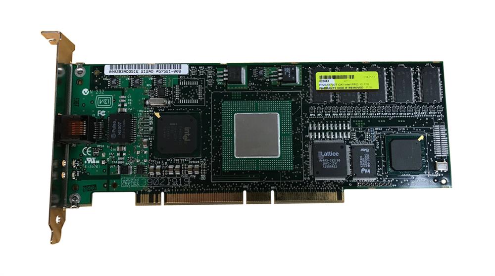 PWSA8700T Intel PRO/1000 T Single-Port RJ-45 1Gbps 10Base-T/100Base-TX/1000Base-T Gigabit Ethernet PCI IP Storage Network Adapter