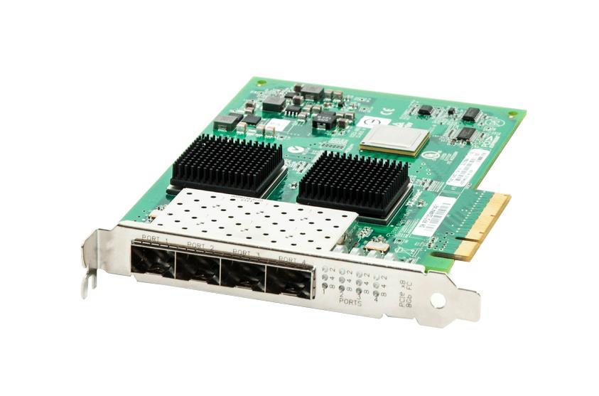 PX4810402-06 QLogic Quad-Ports LC 8Gbps 8GBase-T Ethernet Fibre Channel PCI Express 2.0 x8 Host Bus Network Adapter