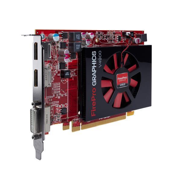 QE185AV HP FirePro 4900 Video Graphics Card 1GB GDDR5 SDRAM PCI-Express 2.1 x16 Half-length 2560 x 1600 CrossFire Pro DirectX 11.0, OpenGL 4.2 DisplayPort DVI