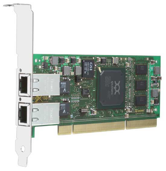QL4050CESP QLogic PCix ISCSI HBA 1GB 1pt Copp Network Adapter