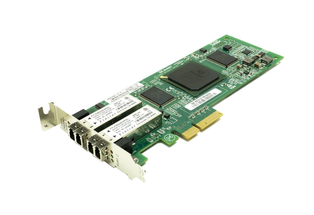 QLE2462L-DEL HP Dual -Ports LC 4Gbps Fiber Channel PCI Express Host Bus Network Adapter