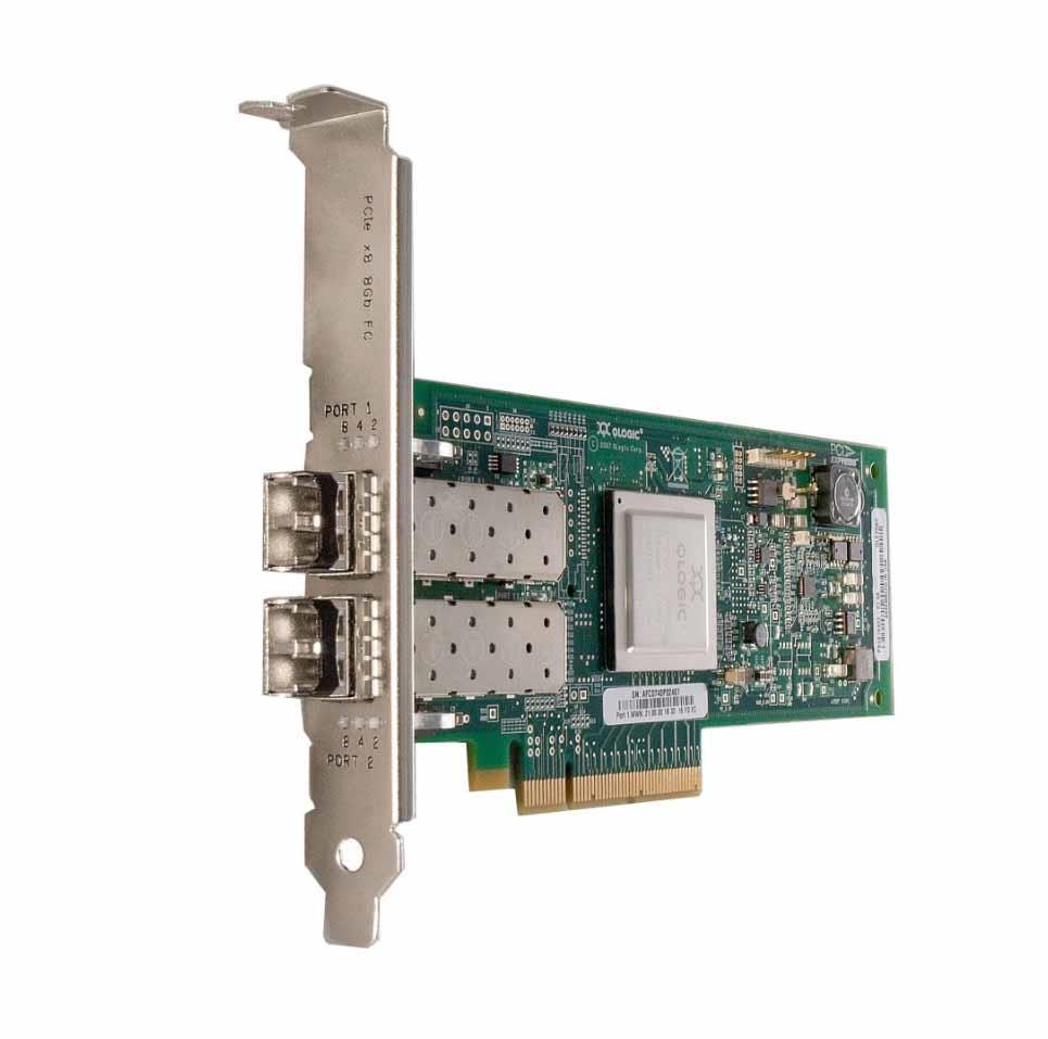QLE2562D QLogic Dual-Ports LC 8Gbps Fibre Channel PCI Express 2.0 x8 Host Bus Network Adapter