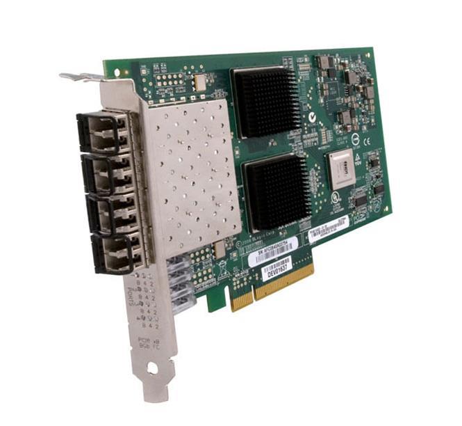 QLE2564 QLogic Quad-Ports LC 8Gbps 8GBase-T Ethernet Fibre Channel PCI Express 2.0 x8 Host Bus Network Adapter