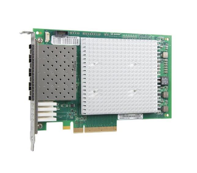 QLE2694-SR-BK QLogic 16Gbps Quad Port Fc Hba, Pcie Gen3 X8, Lc Multi-Mode Optic Network Adapter