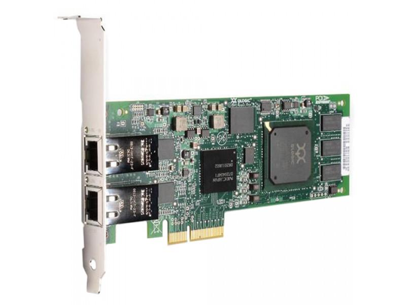 QLE4062C-SP QLogic Dual-Ports RJ-45 Copper 1Gbps Gigabit Ethernet ISCSI PCI Express Host Bus Network Adapter