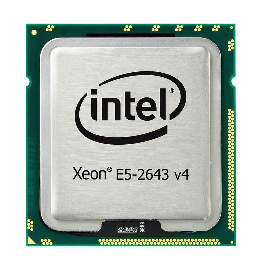 R730-E5-2643V4 Dell 3.40GHz 9.60GT/s QPI 20MB L3 Cache Socket FCLGA2011-3 Intel Xeon E5-2643 v4 6-Core Processor Upgrade