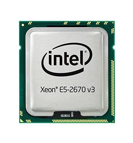 R730-E5-2670V3 Dell 2.30GHz 9.60GT/s QPI 30MB L3 Cache Socket FCLGA2011 Intel Xeon E5-2670 v3 12-Core Processor Upgrade
