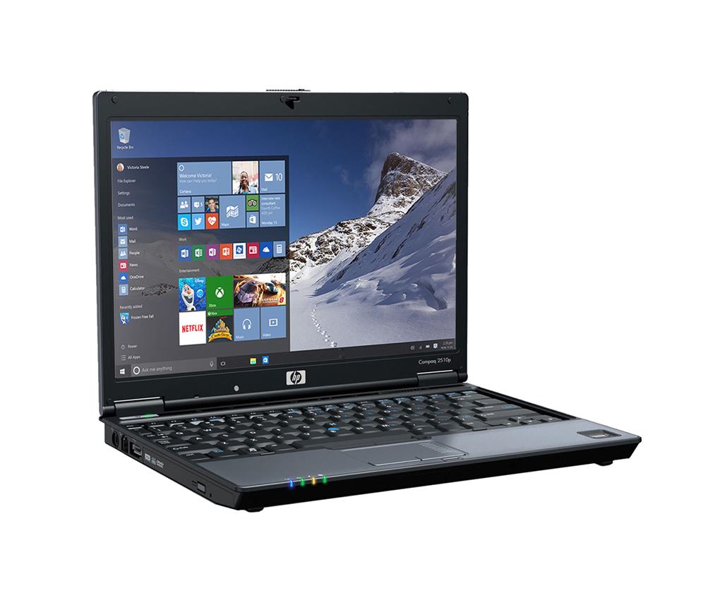 RM248UA HP 2510P Intel Core 2 Duo U7600 1.20GHz 2MB L2 2GB 667MHz DDR2 80GB 4200rpm SMART PATA DVD+RW SuperMulti 12.1-inch IllumiLite WXGA TPM1.2 Fingerprint Gigabit NIC 802.11a/b/g Bluetooth (Refurbished)