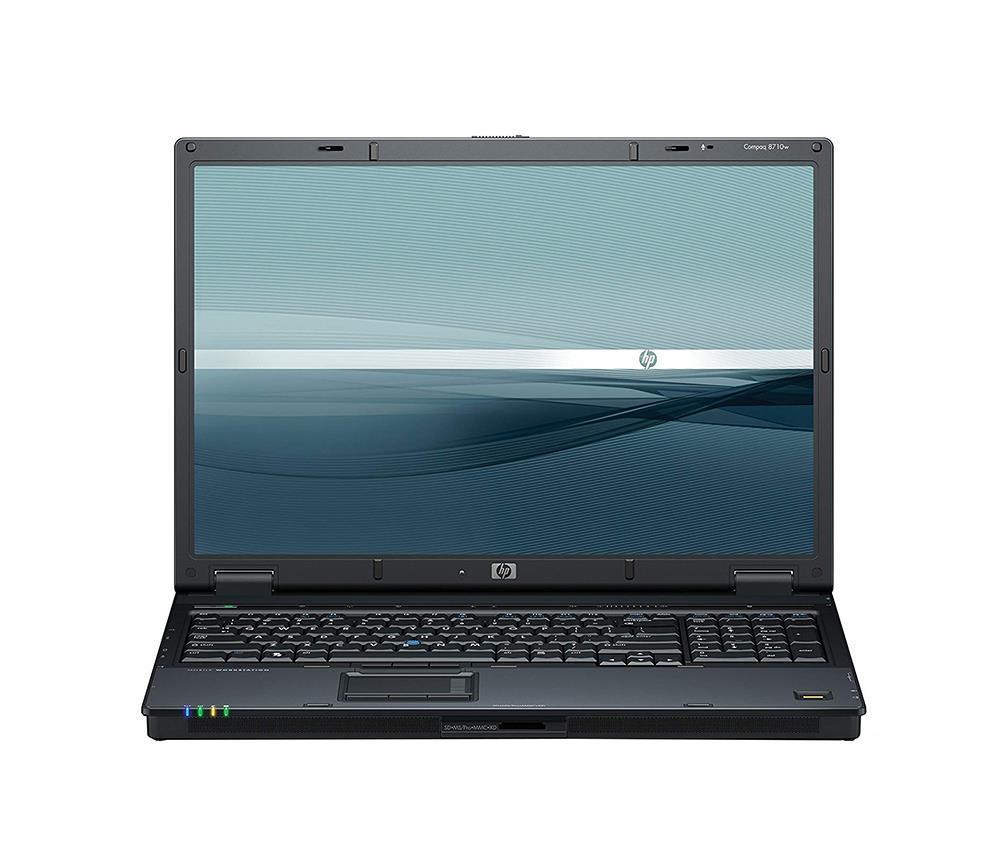 RM265UT HP Mobile Workstation 8710w Core 2 Duo T7500 2.2GHz Processor 120GB Hard Drive 2GB Memory DVD-RW 17-Inch WUXGA LCD Display WLAN Bluetooth NVIDIA FX 1600M 512MB Graphic Card (Refurbished)