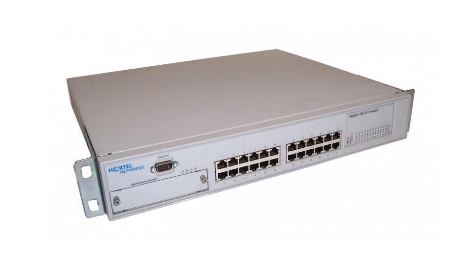 RMAL2012A23 Nortel BayStack 450 Model 24T 24 Ports SFP EN Fast EN 10Base-T 100Base-TX Stackable (pack of 5 ) (Refurbished)