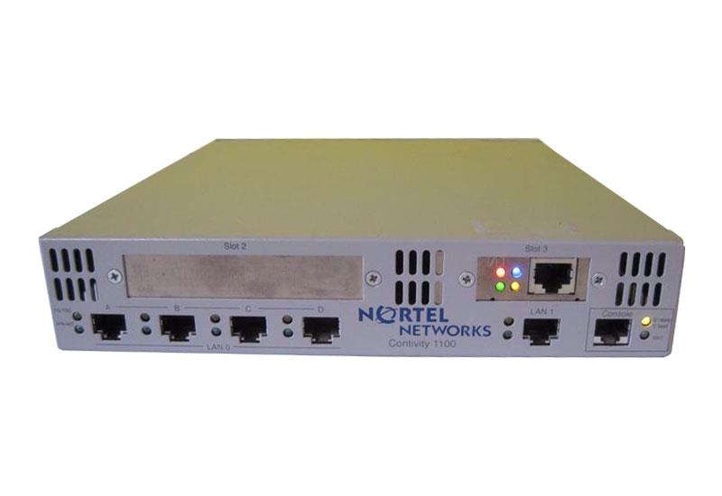 RMDM1401115 Nortel Contivity 1100 X.21/V.35 Wan Bndl 5 Tunnels X.21/V.35 Adv Routing Single 10/100 Enet 4-Port Switch External Auto-Sensing Power Supply (Refurbished)
