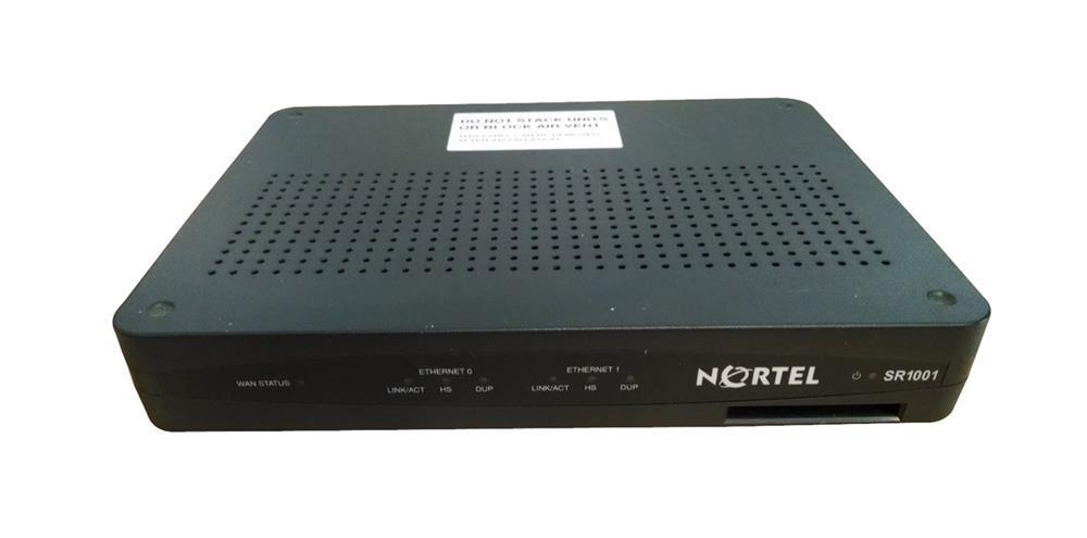 RMSR2101006 Nortel Secure Router 1001 1-Port T1/E1 Vpn Bundle 1 Port Isdn Bri U Interface 2x 10/100 Ethernet (Refurbished)