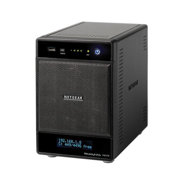 RNDX4420-100EUS NetGear ReadyNAS NVX 8TB (4 x 2000GB) 4-Bay Dual Gigabit Desktop Network Storage (Refurbished)