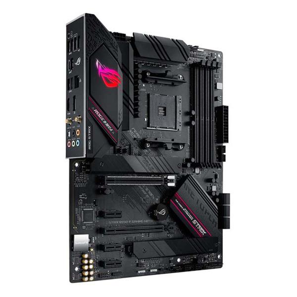 ROGSTRIXB550-FGAMING(WI-FI) ASUS Socket AM4 AMD B550 Chipset AMD Ryzen 5000 Series/ 4000 G-Series/ 3000 Series Processors Support DDR4 4x DIMM 6x SATA 6.0Gb/s ATX Motherboard (Refurbished) ROG STRIX B550-F GAMING (WI-FI)