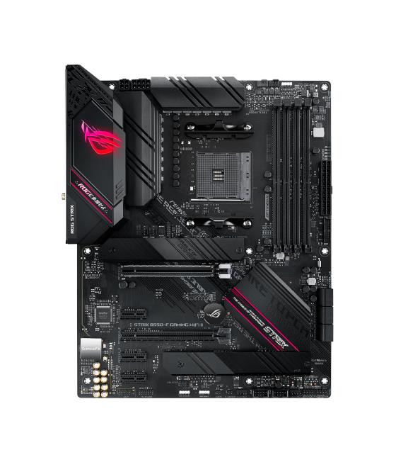 ROGSTRIXB550FGAMINGWIFIII ASUS Socket AM4 AMD B550 Chipset AMD Ryzen 5000/5000 G-Series Processors Support DDR4 4x DIMM 6x SATA 6.0Gb/s ATX Motherboard (Refurbished)