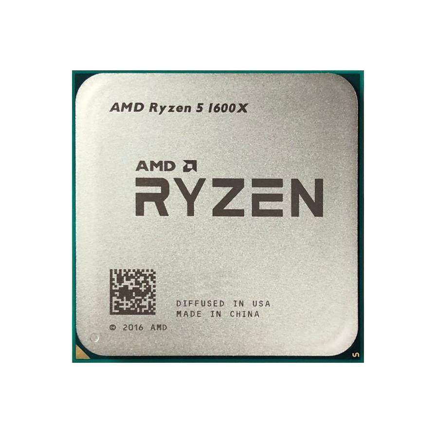 RYZEN-5 AMD Ryzen 5 1600X 6-Core 3.60GHz 16MB L3 Cache Socket AM4 Processor