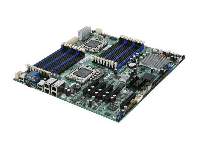S7012GM4NR Tyan S7012 Socket LGA 1366 Intel 5520/ICH10R Chipset Intel Xeon 5500/5600 Series Processors Support DDR3 18x DIMM 6x SATA 3.0Gb/s EEB Server Motherboard (Refurbished)