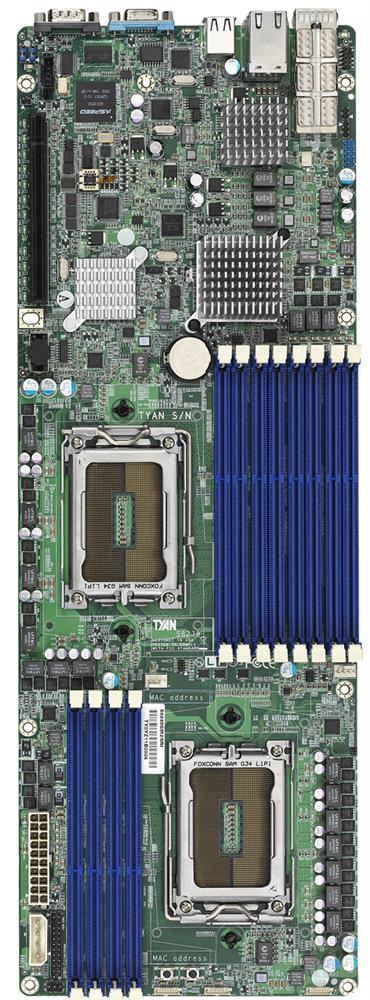 S8238GM2NR-LE Tyan S8238 Dual Opteron 6100/ AMD SR5650/ DDR3/ V&2GbE/ Proprietary Server Motherboard (Refurbished)