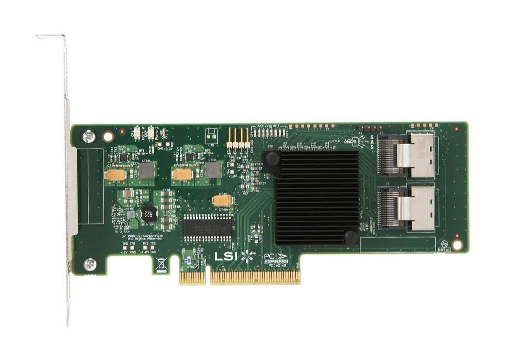 SAS9211-8I LSI 8-Port SAS 6Gbps / SATA 6Gbps PCI Express 2.0 x8 MD2 Low Profile RAID 0/1/1E/10 Controller Card