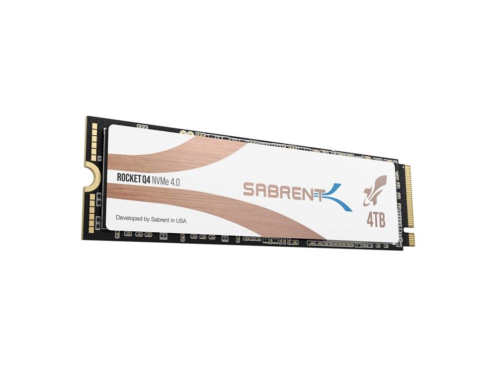 SB-RKTQ4-4TB Sabrent Rocket Q4 4TB QLC PCI Express 4.0 x4 NVMe M.2 2280 Internal Solid State Drive (SSD)