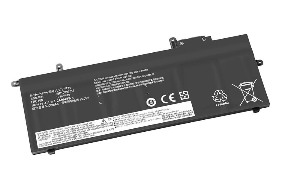 SB10K97628 Lenovo 48Wh/4210mAh 11.4V Li-Polymer Laptop Battery for ThinkPad A285 Series (Refurbished)