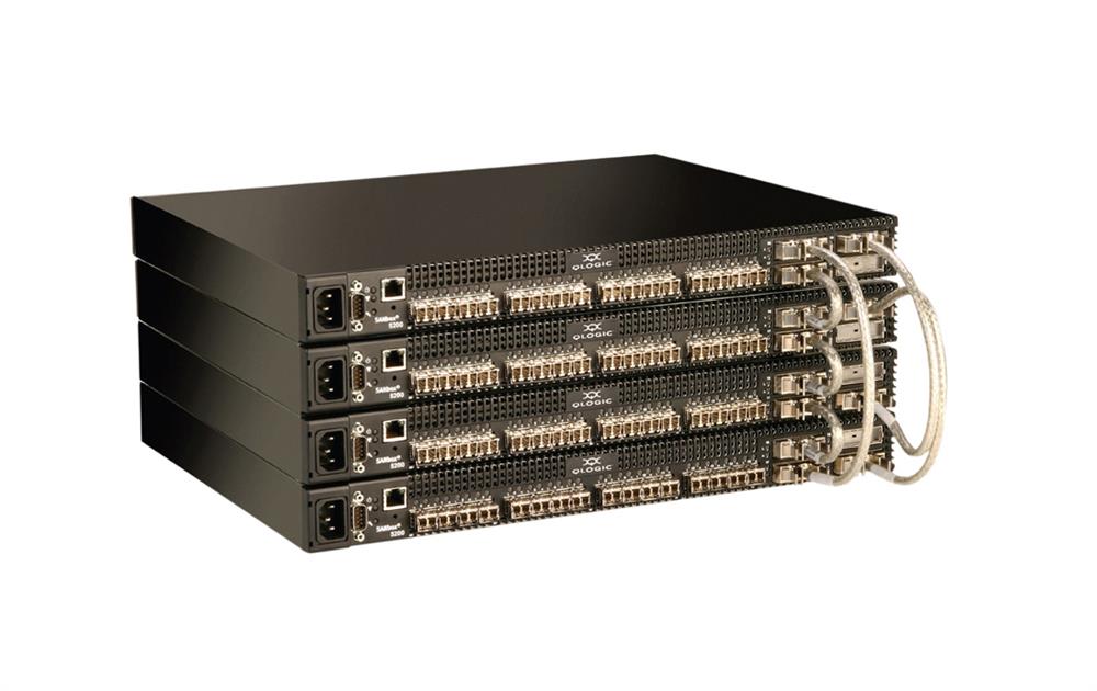 SB5602Q-20A QLogic SANbox 5602Q Stackable SFP Ethernet Switch With 16x4GB and 4x10GB Ports Enabled with 1 Power Supply (Refurbished)