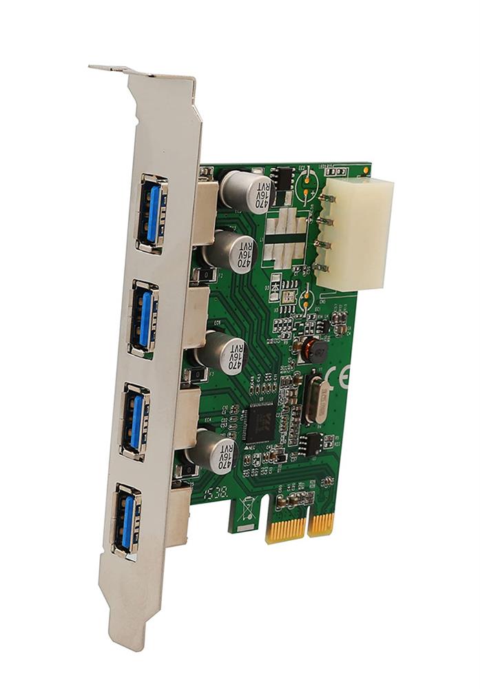 SD-PEX20133-A1 Syba Tech USB 3.0 Quad Port PCI Express x1 Controller Card VLI VL80x Chipset