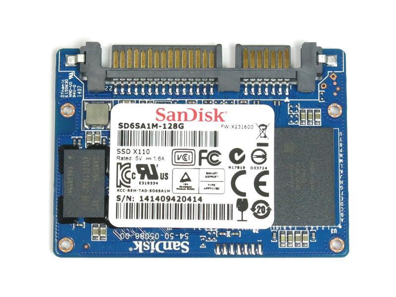 QR482-60803 SanDisk X110 128GB MLC SATA 6Gbps Half-Slim SATA Internal Solid State Drive (SSD)