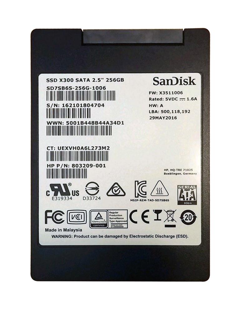 SD7SB6S-256G-1006 SanDisk 256GB SATA 6.0 Gbps SSD