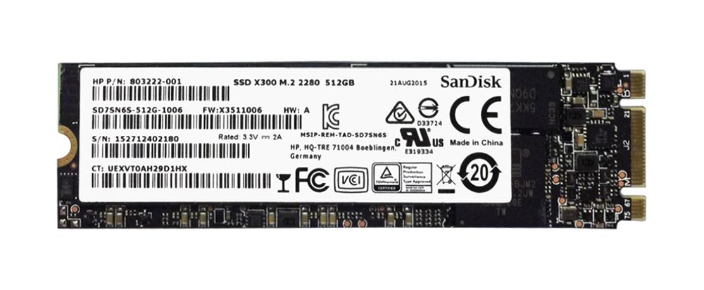 SD7SN6S-512G-1006 SanDisk 512GB SATA 6.0 Gbps SSD